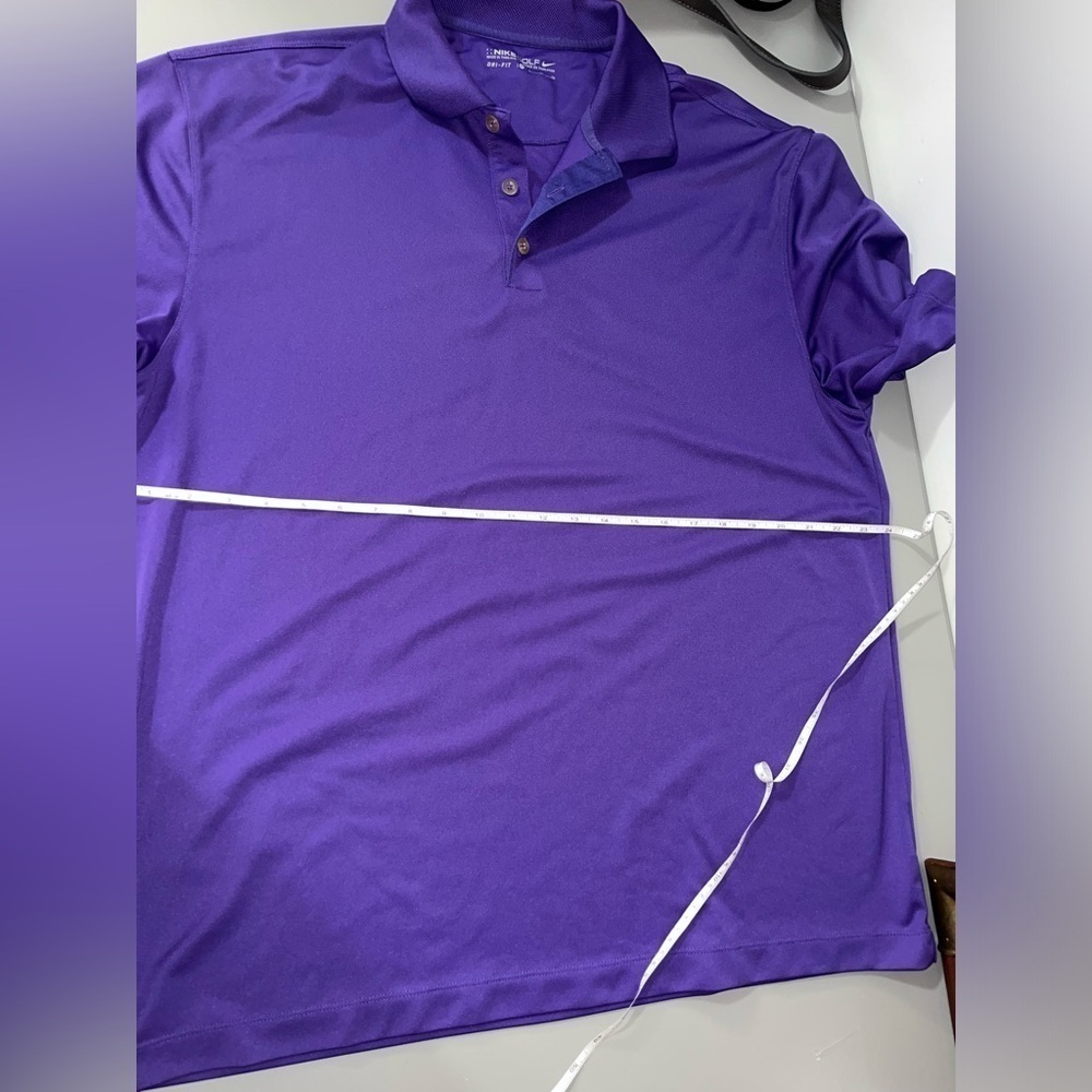 3/25$ (Mix&Match) Nike Polo Golf Shirt Moisture Wicking Dri Fit Purple XL - Picture 8 of 12